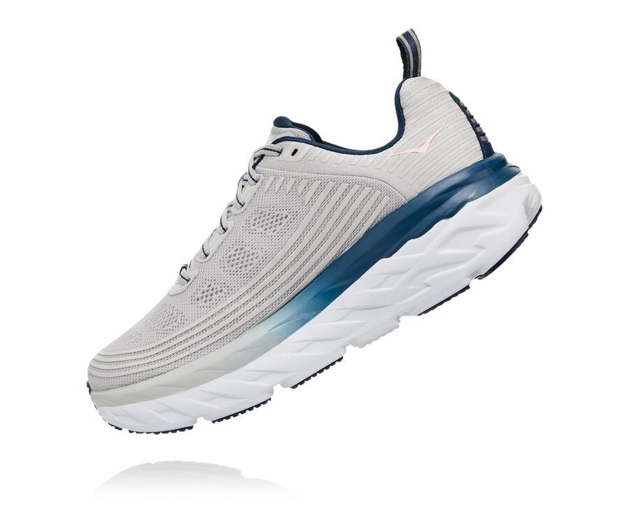 Hoka One One Bezecke Topanky Damske Siva - Bondi 6 - 92641-DVEA